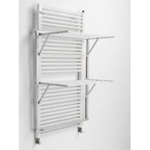 Radiator-Mounted Clothes Dryer - 89 x 68 cm, White