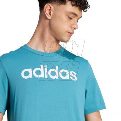 6. adidas Essentials Single Jersey Linear Embroidered Logo Tee M IJ8655