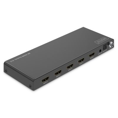 2. HDMI Switch 4x1, 8K/60Hz (4:4:4) with HDR, 48Gbps, HDCP 2.3, Toslink / Stereo, EDID