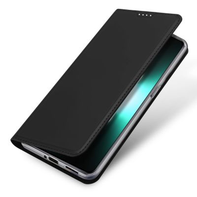 4. Dux Ducis Skin Pro Case For Realme GT Neo 5 / Realme GT3 Flip Cover Card Wallet Stand Black