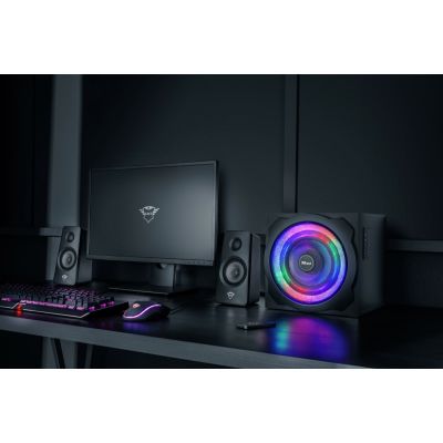 9. TRUST GXT 629 Tytan 2.1 RGB Black Speaker Set