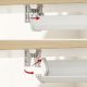 4. MACLEAN UNDERDESK CABLE ORGANIZER/EXTENSION CORD, MAX LOAD 5KG, WHITE MC-106 W