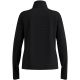 2. Women’s Odlo ESSENTIAL THERMAL Mid Layer 1/2 Zip Top Black