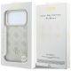 8. Guess Stripe Peony 4G Logo MagSafe Case for iPhone 18 Pro / 17 Pro - Beige