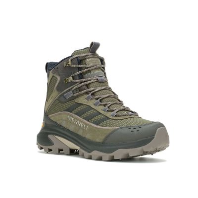 4. Merrell Moab Speed 2 Thermo Mid WP Hiking Boots - Triple Black