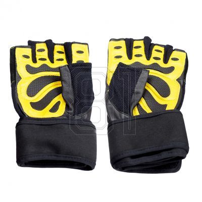 37. Black / Yellow HMS RST01 rL gym gloves