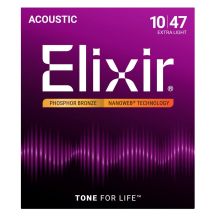 Elixir 16002 Phosphor Bronze Extra Light (10-47) NW - Acoustic Guitar Strings
