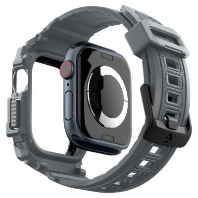 8. Spigen Rugged Armor Case for Apple Watch 10 46mm - Gray