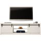 4. GRANERO TV cabinet 200x56.7x35 white/white gloss