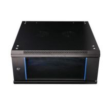 Extralink - 19" 4U 600x600 Black Wall Mount Cabinet