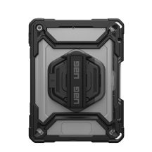 UAG Plasma HS Kickstand - protective case with Apple Pencil holder, hand rest and stand for iPad 10.9" 10th generation / 11" (A16) (ice/black)