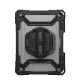 UAG Plasma HS Kickstand - protective case with Apple Pencil holder, hand rest and stand for iPad 10.9" 10th generation / 11" (A16) (ice/black)