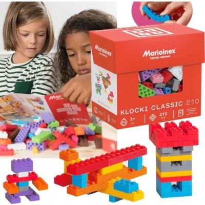 8. Marioinex Classic building blocks, 210 pieces