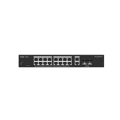 6. Ruijie Networks RG-ES220GS-LP Managed Network Switch L2 Gigabit Ethernet (10/100/1000) Supports PoE Desktop Black