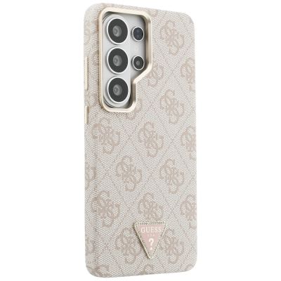 4. Guess 4G Triangle Logo MagSafe Case for Samsung Galaxy S26 Ultra - Pink