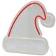 9. NEON LAMP FIGURINE SANTA CLAUS HAT