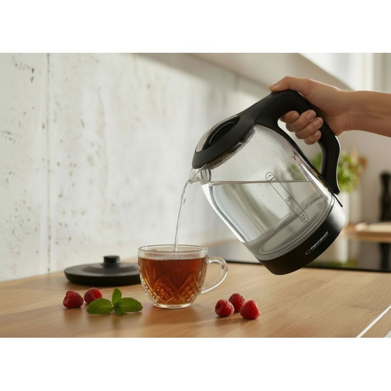 25. Esperanza YUKON EKK025K electric kettle (1500W 1.7l; transparent)