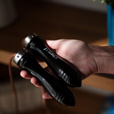 10. SK43 LEATHER SKIPPING ROPE HMS 17-36-043