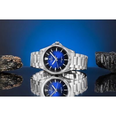5. Giewont Elegance Sapphire Silver Blue Men's Watch GW5160-B3