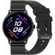 GRAVITY GT12-1 Women's Smartwatch Black Silicone Strap + Black Bracelet