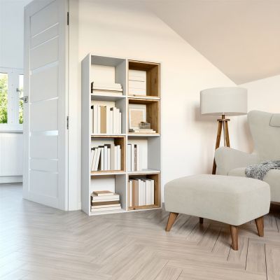 3. MALAX SHELVING 2X4 WHITE