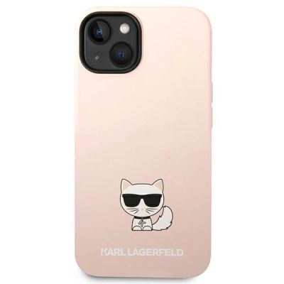 3. Karl Lagerfeld KLHCP14MSLCTPI iPhone 14 Plus 6.7 "hardcase light pink / light pink Silicone Choupette Body