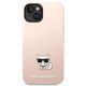 3. Karl Lagerfeld KLHCP14MSLCTPI iPhone 14 Plus 6.7 "hardcase light pink / light pink Silicone Choupette Body