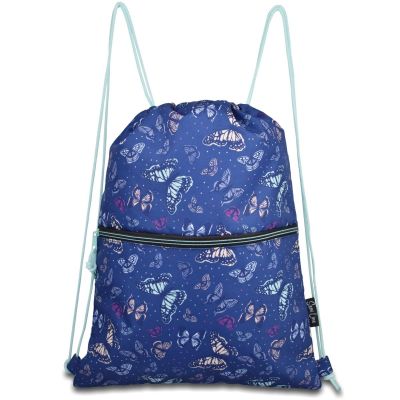 PREMIUM SCHOOL DRAWSTRING BAG/BACKPACK WITH SEMI LINE PRINT
