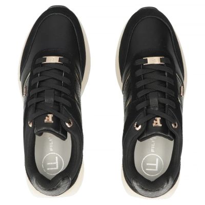 5. Women's leather shoes, sneakers, black Filippo DP7772
