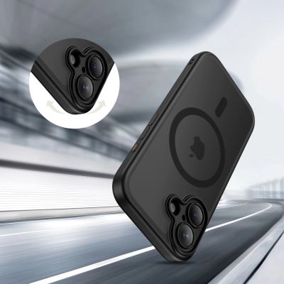 5. Tech-Protect Magpeak Magsafe CC Case for iPhone 17 - Matte Black