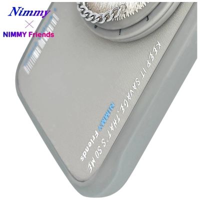 11. Nimmy Glasses Cool Cat MagSafe Case for iPhone 16 - Gray