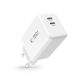 2. Tech-Protect NC45W-GAN 2-PORT PD45W Charger - White