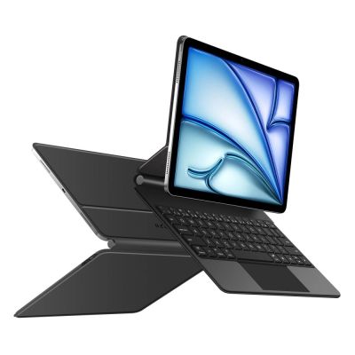 3. Tech-Protect Smartcase Magnetic with Keyboard for iPad Air 10.9” 2020 / 2022 / iPad Air 11” 2024 / 2025 - Black