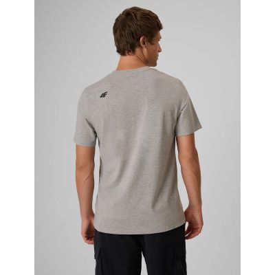 2. Men's regular plain T-shirt 4F 4FRMM00TTSHM4192-27M