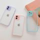 4. Milky Case silicone flexible translucent case for Samsung Galaxy A22 4G blue