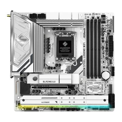 12. ASRock B860M Steel Legend WiFi Motherboard