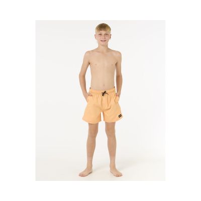 4. RIP CURL Offset Volley Boardshorts - Boy Orange
