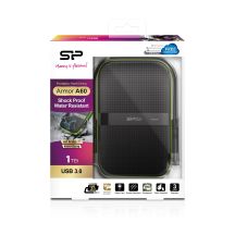 Silicon Power Armor A60 External HDD (1TB; 2.5"; USB 3.2; 5400 rpm; Green-Black; SP010TBPHDA60S3K)