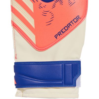 5. adidas Predator Glove Training Goalkeeper Gloves White and Orange JN5355