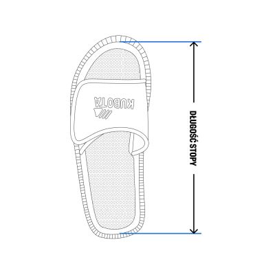 9. Kubota Velcro Classic Flip Flops Pastel Green K25SS-100-001-17-1