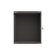 23. LANBERG WALL-MOUNTED RACK CABINET 19" 12U 540X350 BLACK GLASS DOOR (FLAT PACK)