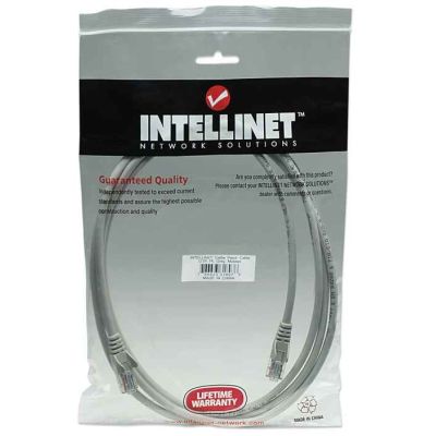 2. INTELLINET PATCHCORD CAT5E UTP 2M GRAY 100% COPPER 318976