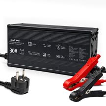 Qoltec Specialized charger for LiFePO4 battery 12V | 30A | PF 0.9 | LED | Smart charging