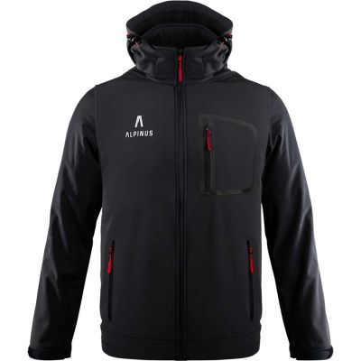 23. Alpinus Stenshuvud softshell jacket black BR43371