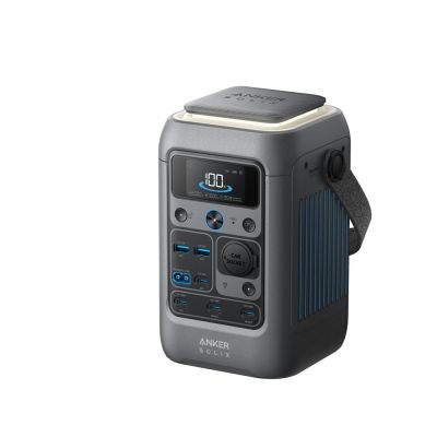 3. Anker Solix C300X DC 288Wh 300W Portable Power Station Kit + PS60 60W Solar Panel