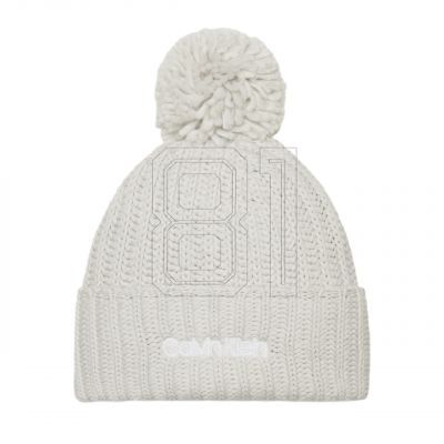 5. Calvin Klein Jeans Oversized Knit Beanie W/ Pompom K60K608535
