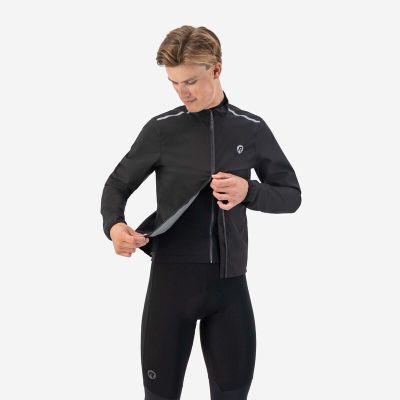 3. Rogelli DISTANCE rain jacket black L