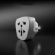 6. SBS Shucko/EU Travel Adapter - Universal - White