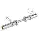3. GOP050 (+COLLARS) 5 KG 50 CM HMS SHORT OLYMPIC BARBELL