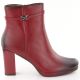 4. Women’s Red Insulated Block-Heel Ankle Boots M.Daszyński AF125-22